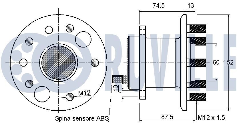 RUVILLE Timing Chain Article number: 3466006 cheaply