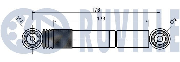 RUVILLE Tensioner Guide, timing chain Article number: 3468018 cheaply