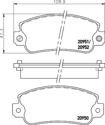 MINTEX Brake pad set Article number: MDB1218 cheaply