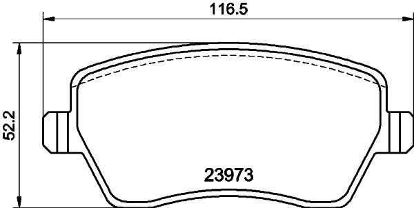 MINTEX Brake pad set Article number: MDB2595 cheaply
