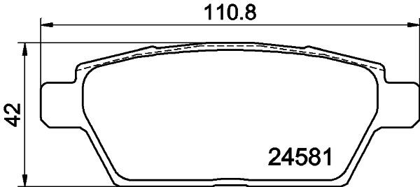 MINTEX Brake pad set Article number: MDB3074 cheaply