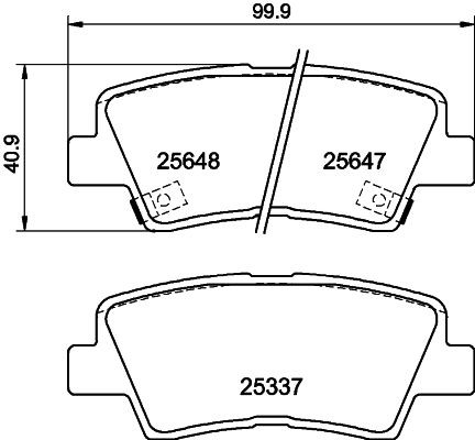 MINTEX Brake pad set Article number: MDB3306 cheaply