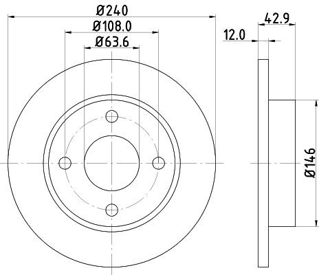 MINTEX Piduriketas Artikli number: MDC844 soodsalt
