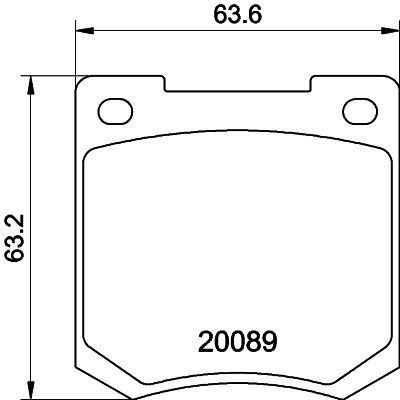 MINTEX Brake pad set Article number: MGB535 cheaply