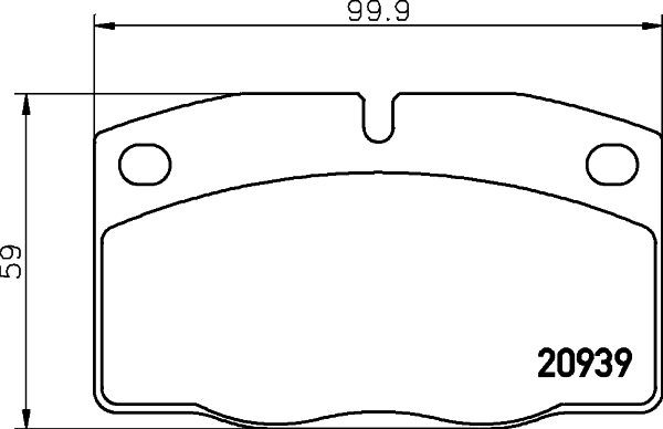 MINTEX Brake pad set Article number: MDB1141 cheaply