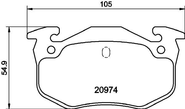 MINTEX Brake pad set Article number: MDB1339 cheaply
