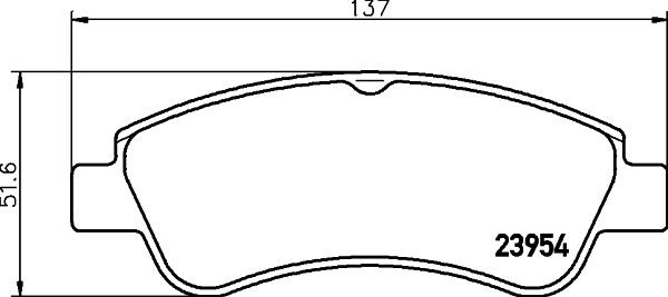 MINTEX Brake pad set Article number: MDB2283 cheaply