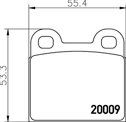 MINTEX Brake pad set Article number: MDB1012 cheaply