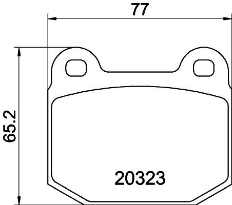 MINTEX Brake pad set Article number: MDB1099 cheaply