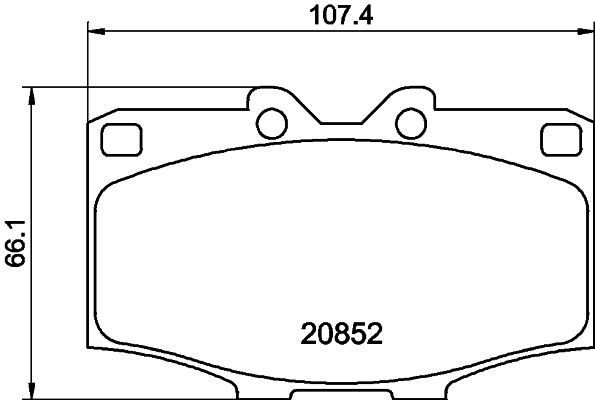 MINTEX Brake pad set Article number: MDB1139 cheaply