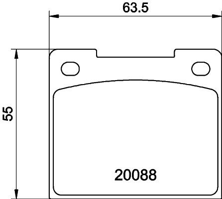 MINTEX Brake pad set Article number: MGB533 cheaply