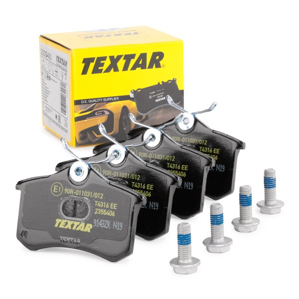 TEXTAR Brake pad set Article number: 2355406 cheaply