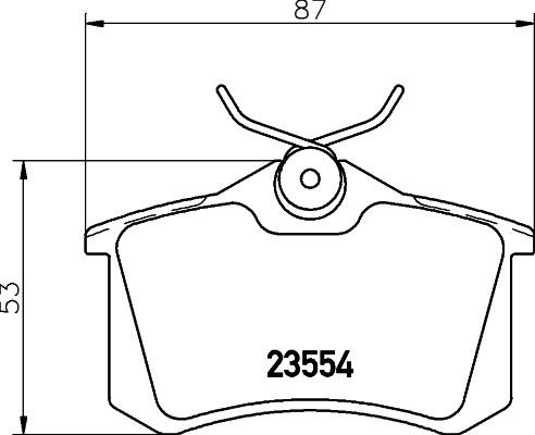 MINTEX Brake pad set Article number: MDB2820 cheaply