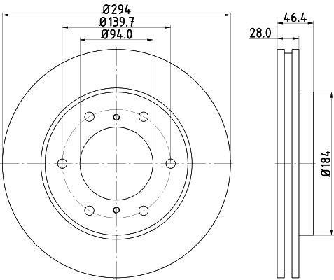 MINTEX Brake disc Article number: MDC1960 cheaply