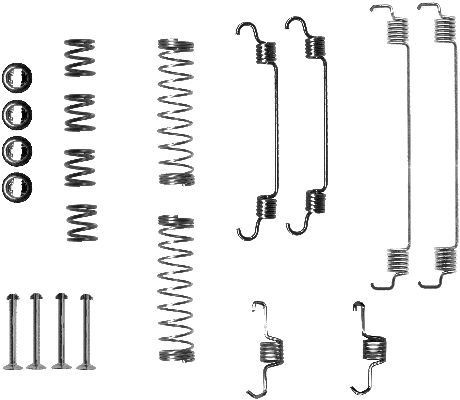 TEXTAR 97031200 Lisakomplekt, Piduriklotsid DS3 1.6 Vti (SA5FS9, SA5FS0) 120 HP Bensiin