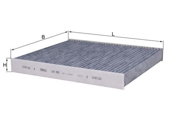 KNECHT Pollen filter Article number: LAK 888 cheaply