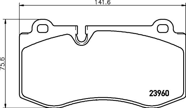 TEXTAR Brake pad set Article number: 2396004 cheaply