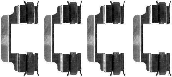 TEXTAR 82059500 Lisakomplekt, ketaspiduriklotsid SCUDO 2.0 JTD 16V 109 HP Diisel 2006