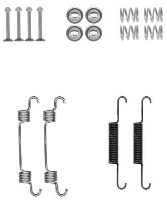 TEXTAR 97036300 Tilbehørssæt, parkeringsbremsebakker OPTIMA 2.4 MPi 171 HK Benzin