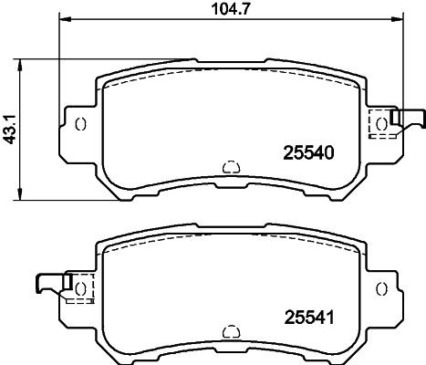 MINTEX Brake pad set Article number: MDB3293 cheaply