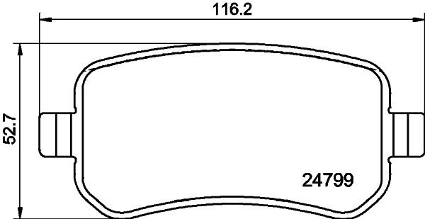 MINTEX Brake pad set Article number: MDB2380 cheaply