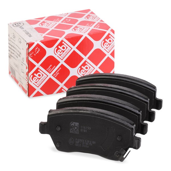 FEBI BILSTEIN Brake pad set Article number: 116199 cheaply