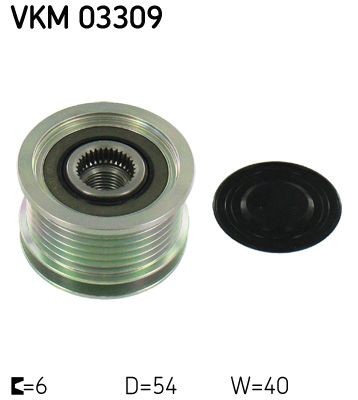 SKF Alternator Freewheel Clutch Article number: VKM 03309 cheaply