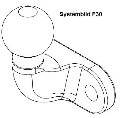 WESTFALIA Pedestal, trailer hitch Article number: 307465600001 cheaply
