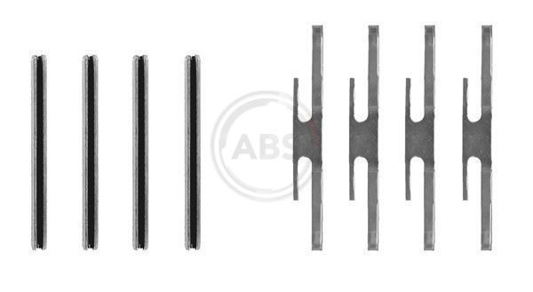 A.B.S. 0975Q Monteringssæt til bremseklodser CORSA 1.6 GSI Cat (F08, M08, F68, M68) 101 HK Benzin 1993