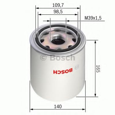 BOSCH Lufttørrerpatron, trykluftanlæg Varenummer: F 026 404 012 billige