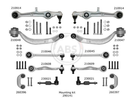 A.B.S. 219901 Remondikomplekt,õõtshoob A4 3.0 218 HP Bensiin 2009