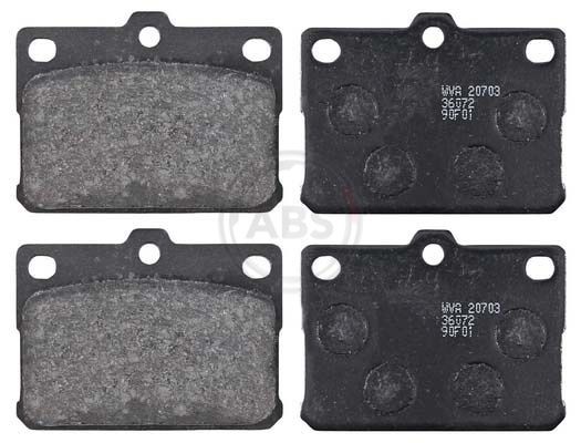 A.B.S. Brake pad set Article number: 36072 cheaply