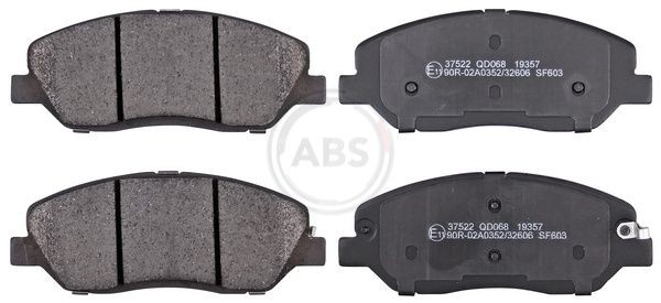 A.B.S. Brake pad set Article number: 37522 cheaply