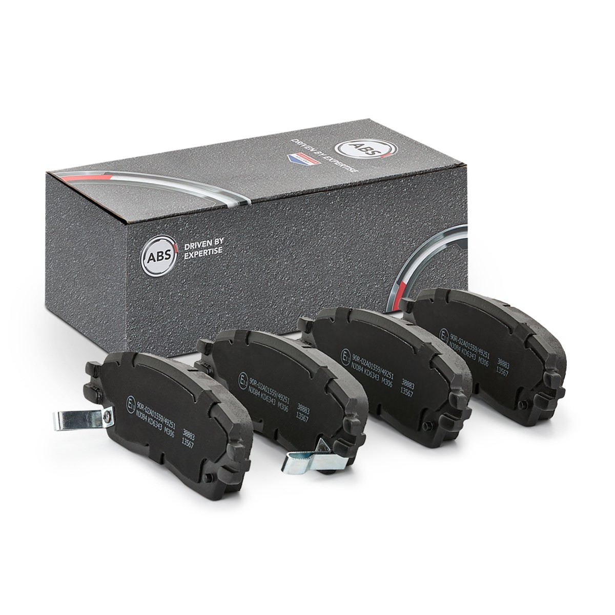 A.B.S. Brake pad set Article number: 38883 cheaply