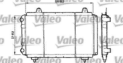 VALEO Radiaator, mootorijahutus Artikli number: 730004 soodsalt