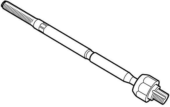 TRW Inner tie rod Article number: JAR127 cheaply