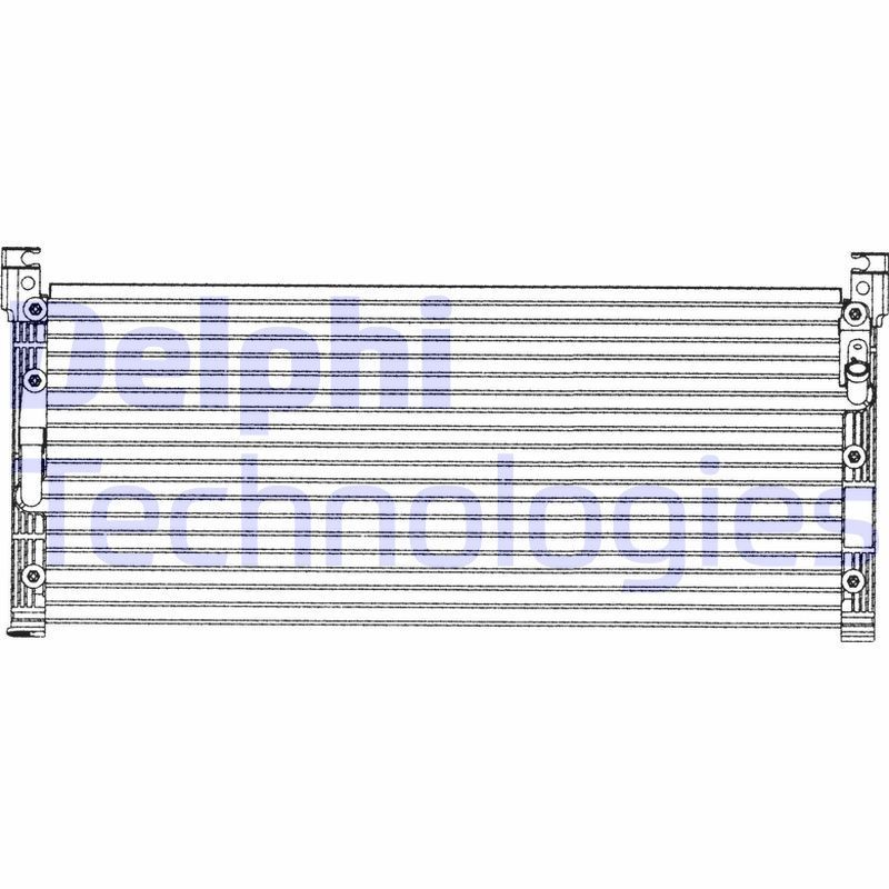 DELPHI Air conditioning condenser Article number: TSP0225225 cheaply