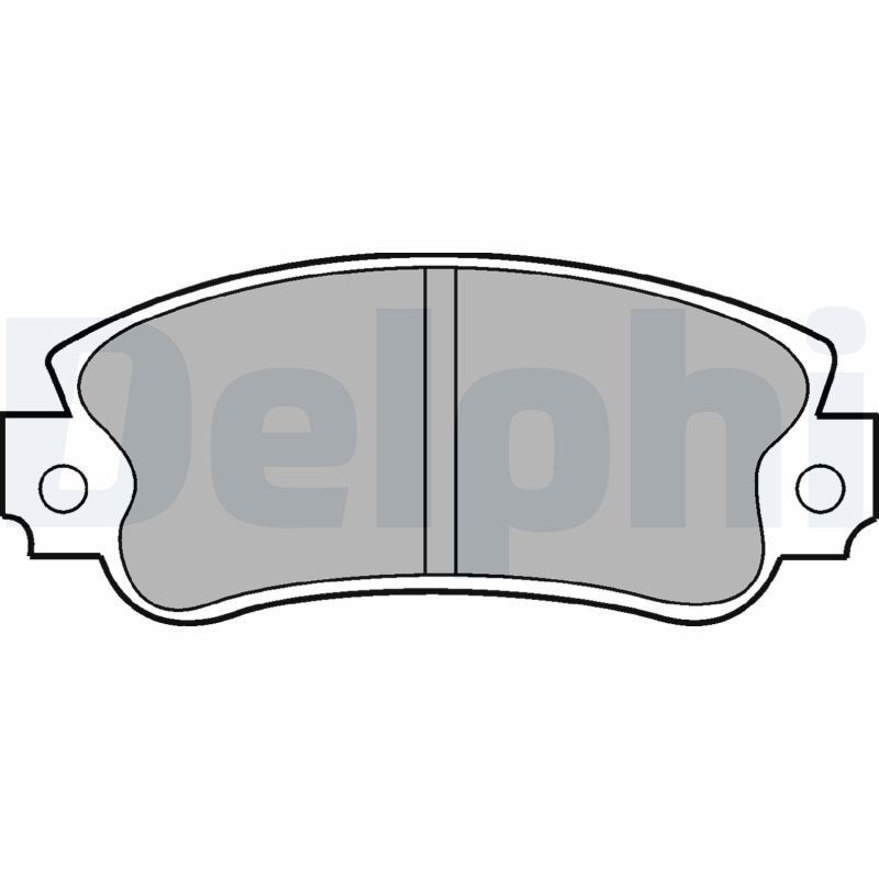 DELPHI Brake pad set Article number: LP509 cheaply