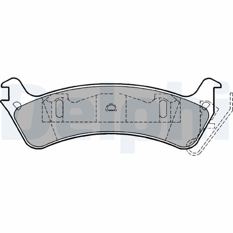 DELPHI Brake pad set Article number: LP1179 cheaply