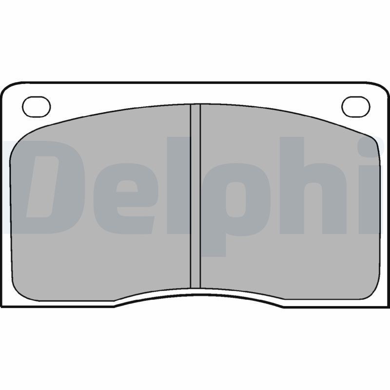 DELPHI Brake pad set Article number: LP132 cheaply