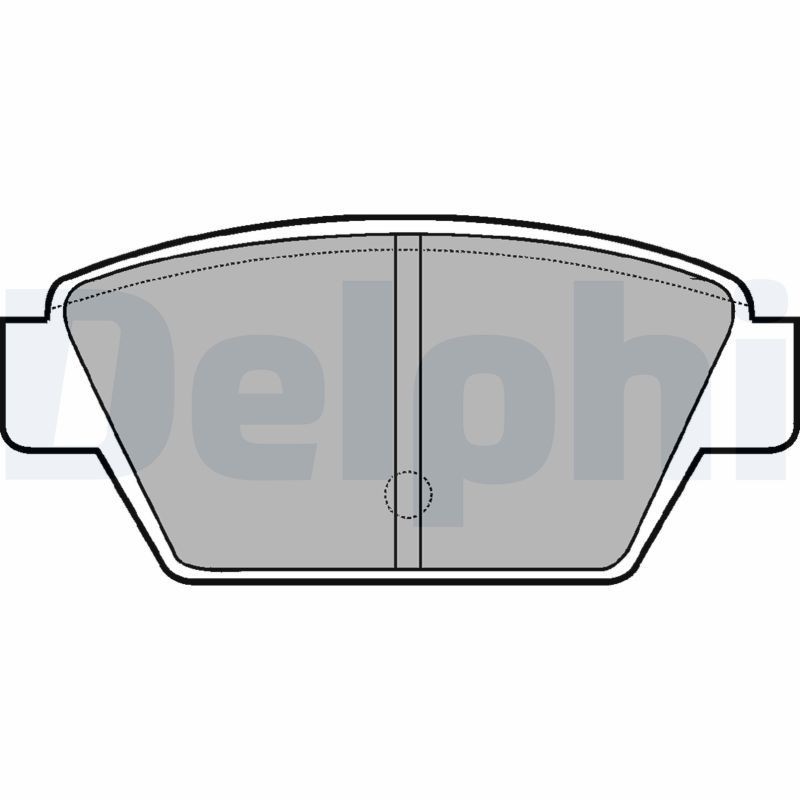 DELPHI Brake pad set Article number: LP533 cheaply
