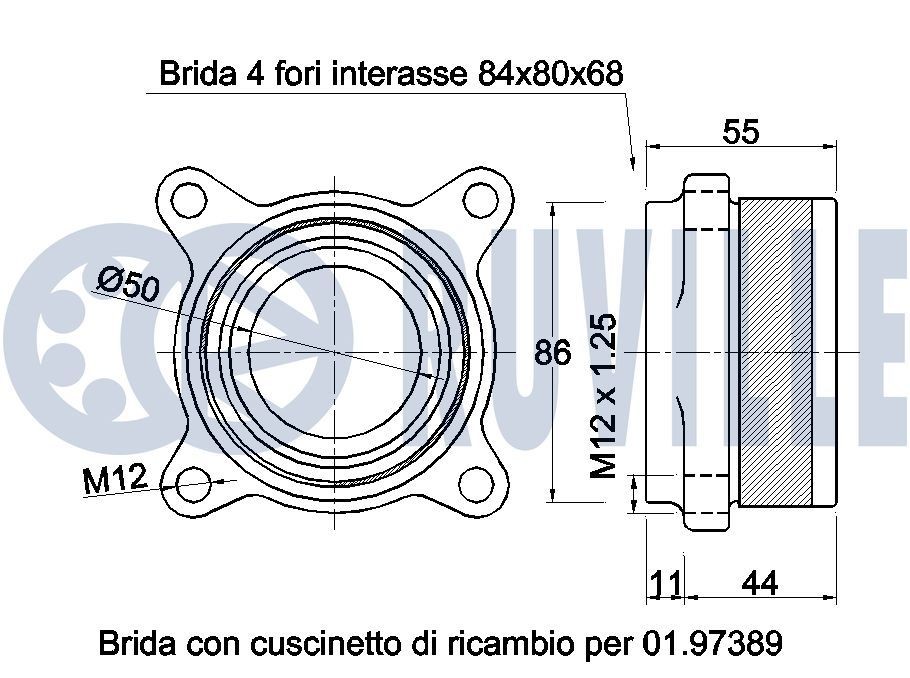 RUVILLE Axle bush Article number: 985405 cheaply