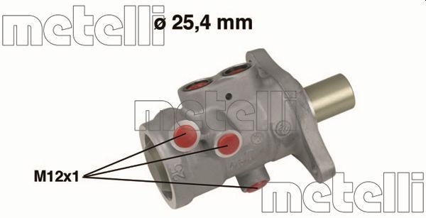 METELLI Peapiduri silinder Artikli number: 05-0555 soodsalt