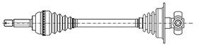 METELLI Drive shaft Article number: 17-0411 cheaply