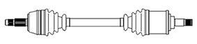 METELLI Drive shaft Article number: 17-0237 cheaply