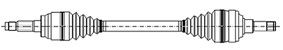 METELLI Drive shaft Article number: 17-0280 cheaply
