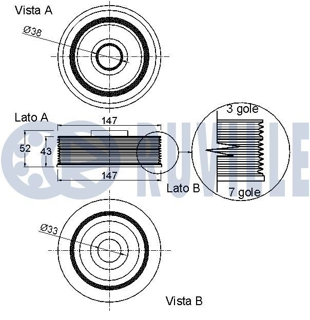 RUVILLE Tappet Article number: 265402 cheaply