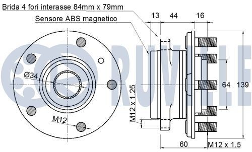 RUVILLE Axle bush Article number: 985845 cheaply