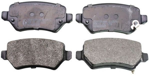 DENCKERMANN Brake pad set Article number: B110576 cheaply