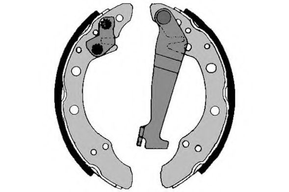 RAICAM Brake Shoe Set Article number: 2410 cheaply